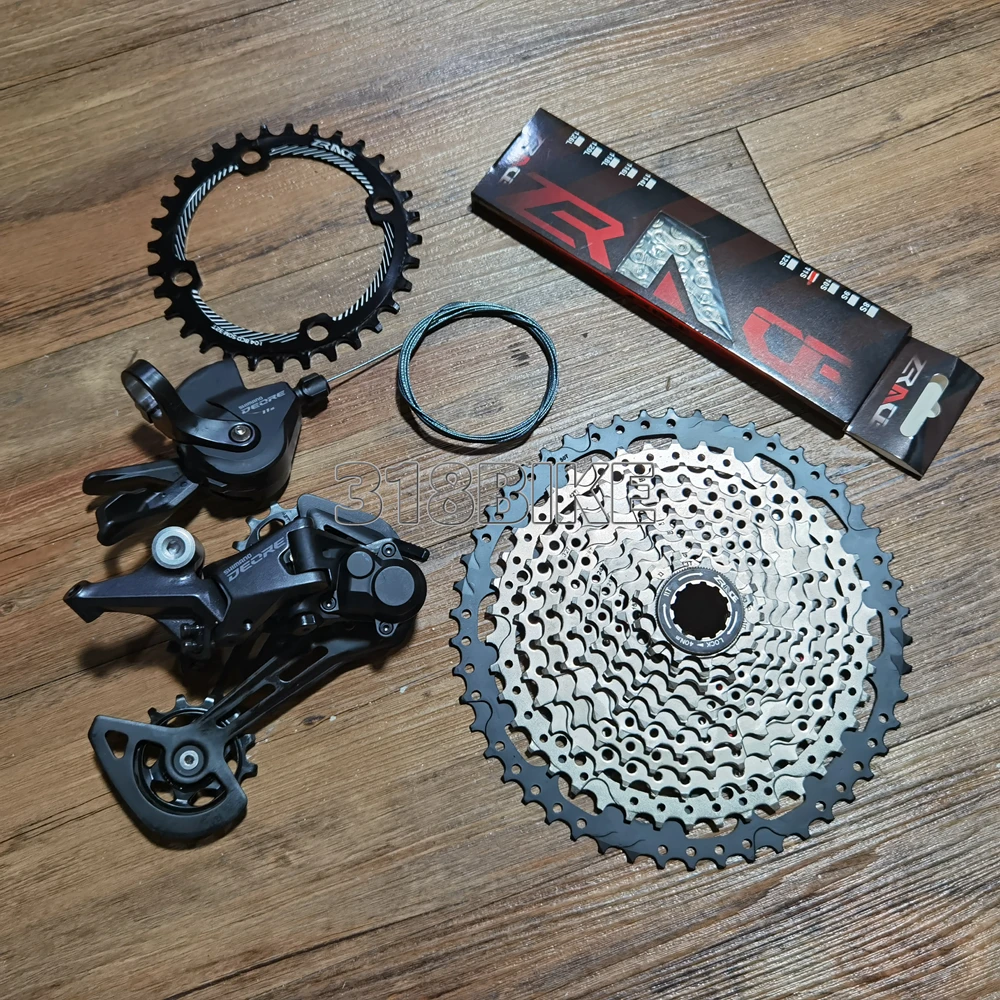 DEORE 11 SL M5100 R + RD SGS zracing кассеты цепная цепь zracing. 1x11 speed 5kit Groupset заменяет SLX