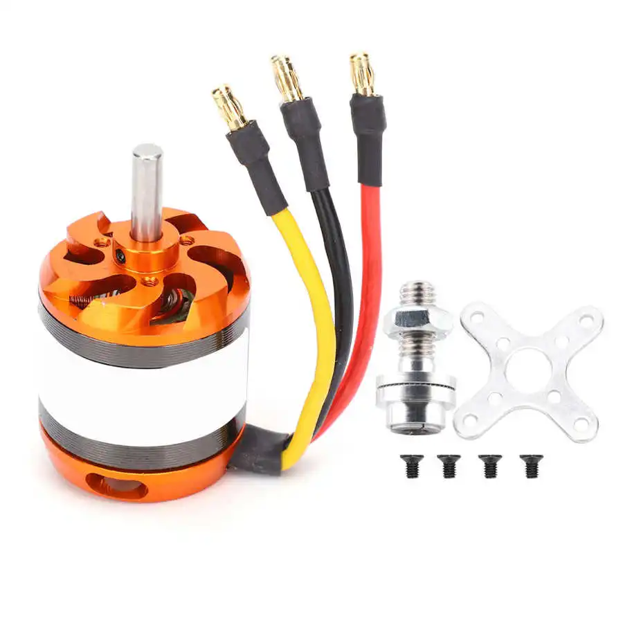 D3542/D3536/D2826/D2822 910KV-2600KV бесщеточный двигатель для радиоуправляемого самолета