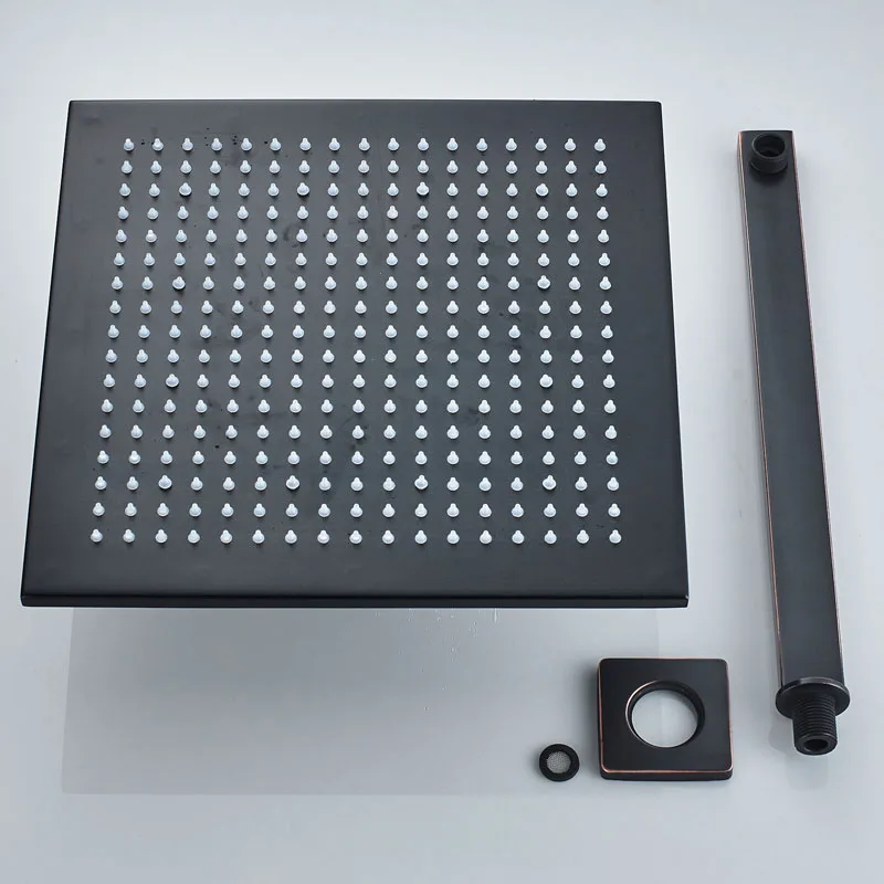 Набор смесителей для душа Uythner латунный кран с дождевой насадкой из черной бронзы