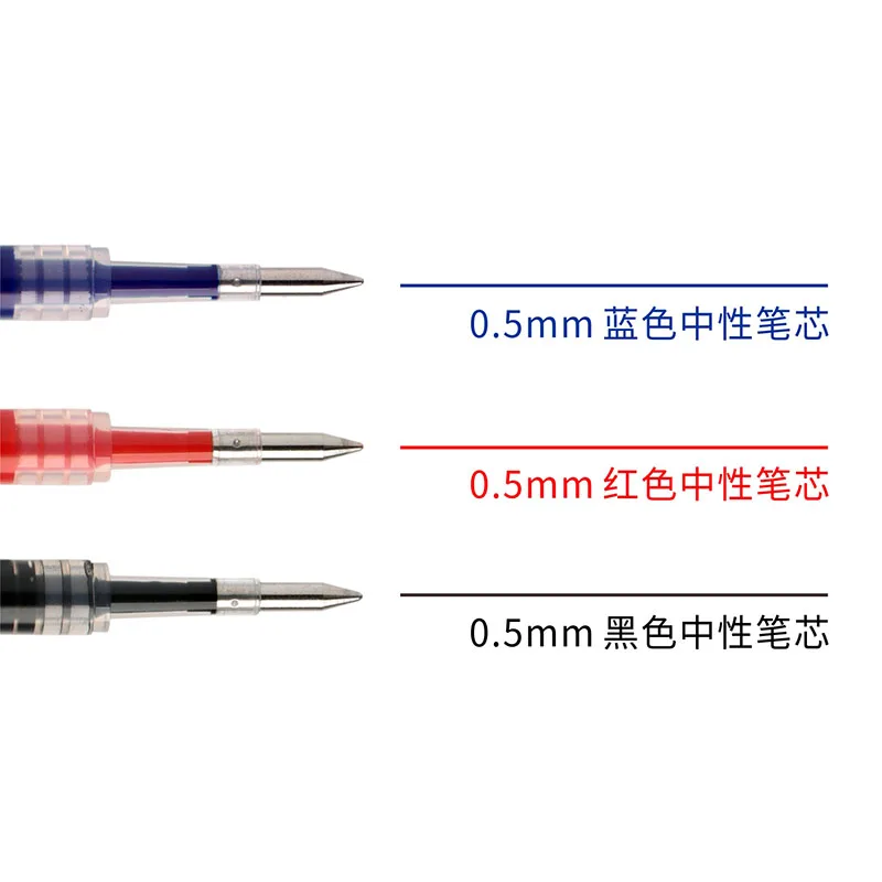10pcs Blue/Black/Red/colorful ink For Xiaomi Pen KACO 0.5mm Signing PEN for School Office Smooth Writing Durable Signing Refill images - 6