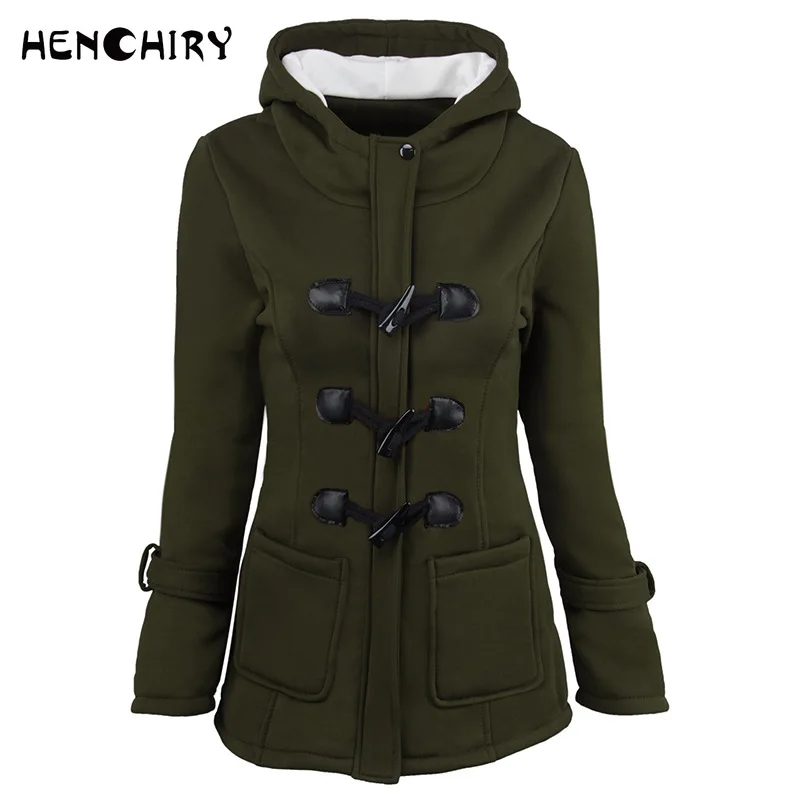 HENCHIRY Европейская и американская хлопковая стеганая куртка женская зимняя