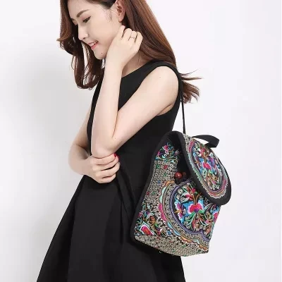 Бренд WALLIKE новинка Женская Уникальная красивая школьная сумка с вышивкой