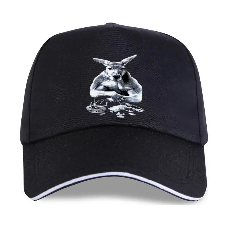 

Adult & Teenager Funny Australia Smoking Muscle Kangaroo & Gun Baseball cap All Size Men 2018 New 033787