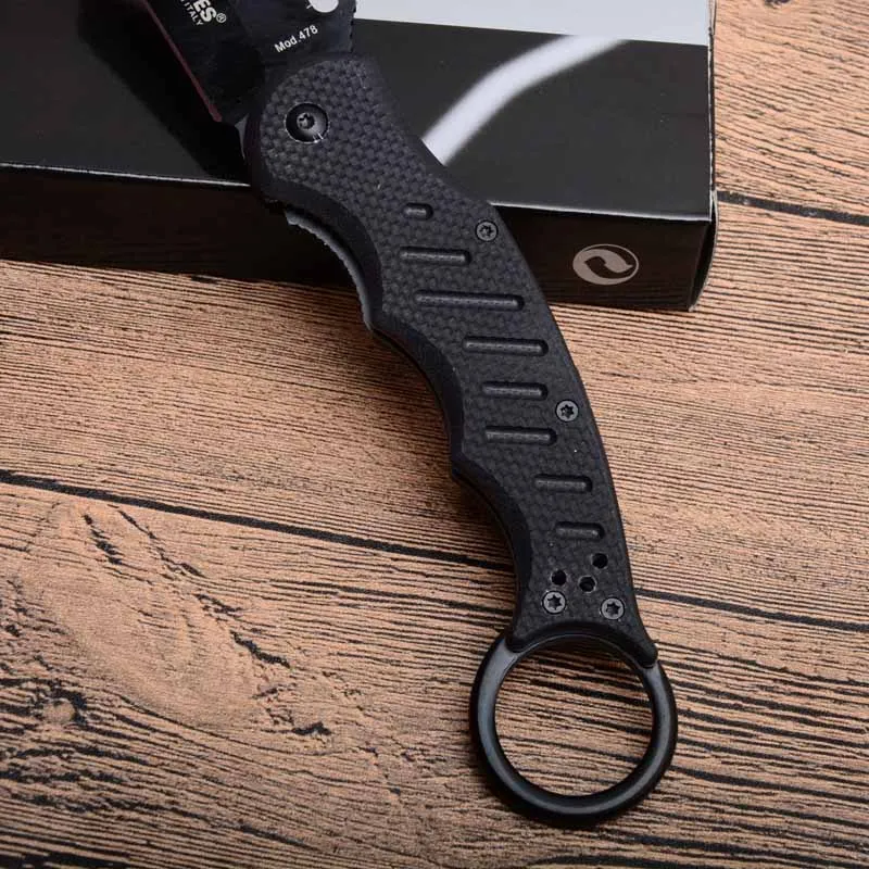 Складной нож 440Cblade G10 ручка для тренировок на открытом воздухе походные