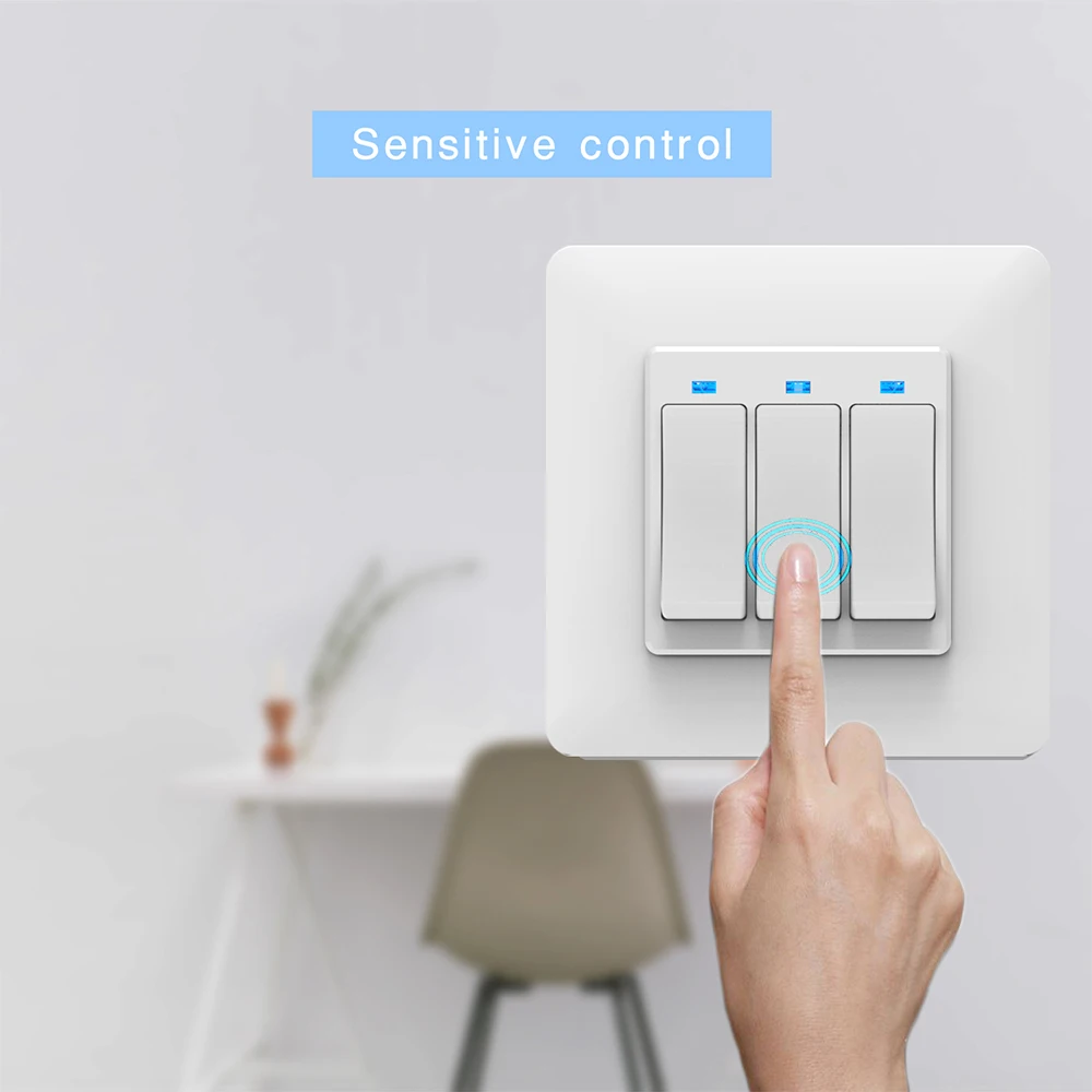Wi-Fi умный переключатель Домашний Светильник кнопочный переключатель умный жизнь приложение дистанционное управление работает с Alexa Google Home для голосового управления