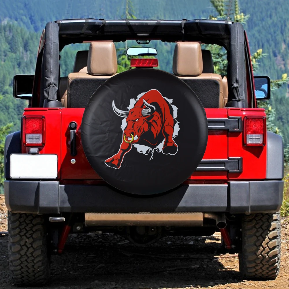 

For Nissan Patrol GRX SAFARI Ford Troller Ecosport 14" 15" 16" 17" Inch PVC Leather Spare Tire Cover Case Bag Pouch Protector