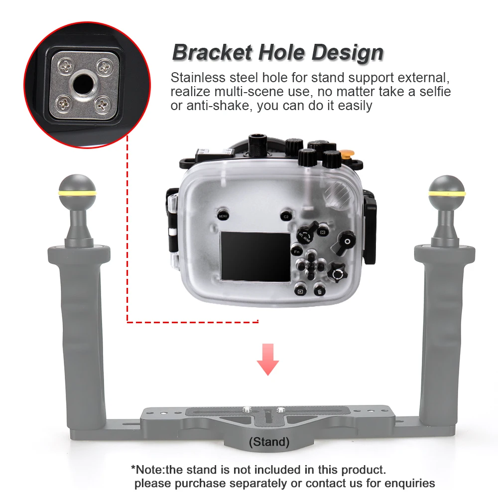 Для Sony A7 с точным сигналом тревоги зуммер оборудование для морского дна 40 м/130