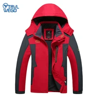trvlwego high quality autumn men travel trekking hiking jacket colorful warm waterproof windproof breathable camping coat 8xl