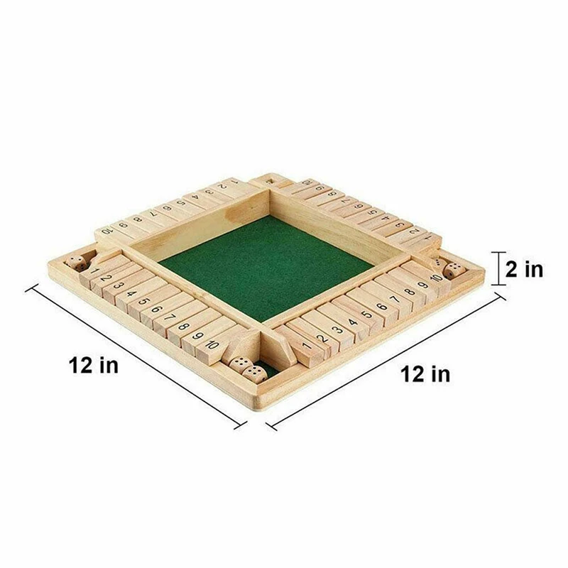 Закрыть окно игра в кости классические 4 односторонний деревянный Настольная