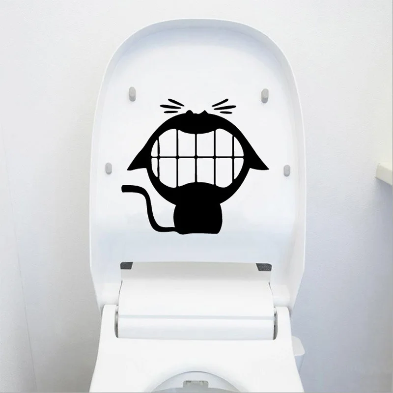 

Cartoon Laughing Cat Funny Car Sticker Automobiles Exterior Accessories Vinyl Decals for Bmw Audi Ford Honda Window Toilet Wall