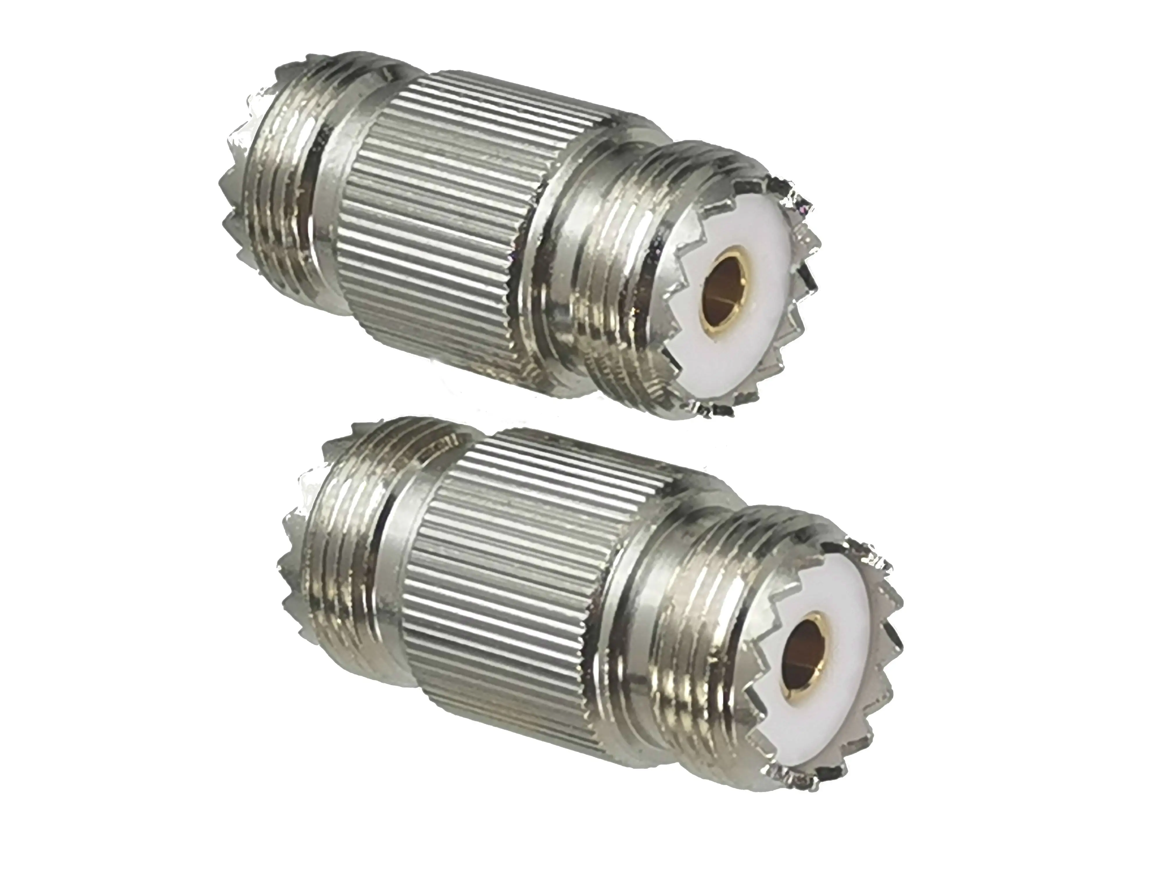 1pcs Connector Adapter UHF Female Jack to UHF SO239 Female Jack RF Coaxial Converter Straight New