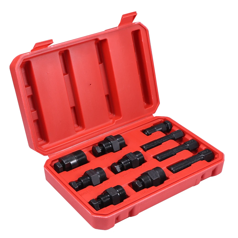 

Motorcycle ATV Flywheel Puller Set 10-Piece Flywheel Puller Set Motorcycle Repair Tool Electromagnet Rama Sets for Motorcycle