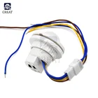 Переменный ток 85 -265 в с регулируемой временной задержкой 40 мм светодиодный PIR-Детектор инфракрасный датчик движения переключатель