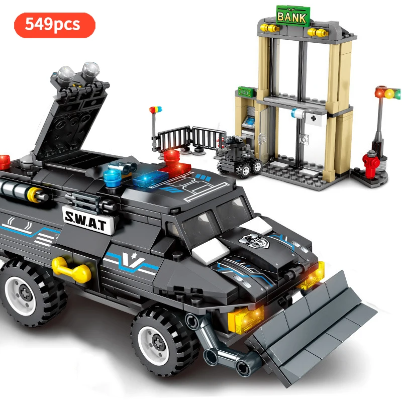 Спецназ город серии Военная супер полицейское заграждение для удаления