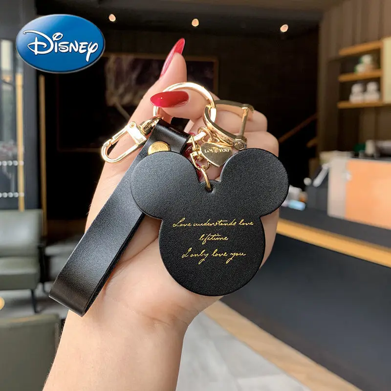 

Disney Mickey Mouse Minnie Creative Trend Cartoon Car Keychain Pendant Male and Female Couple Backpack Hanging Decoration