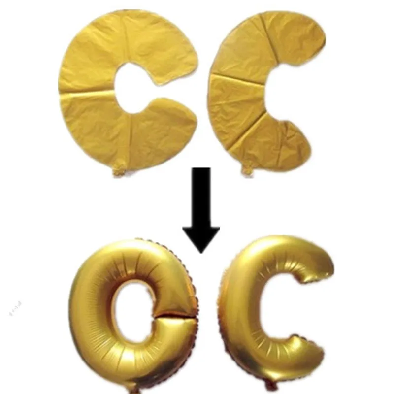 Большой воздушный шар из розового золота с надписью свадебное украшение шары