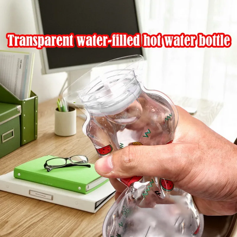 Зимняя взрывобезопасная Милая прозрачная мини-карманная грелка для рук ПВХ