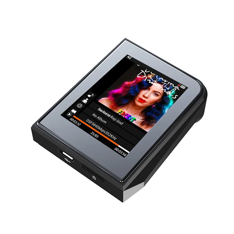 DSD256 металлический мини MP3 музыкальный плеер HiFi 24 бит/192 кГц DSP DAC без потерь жесткий