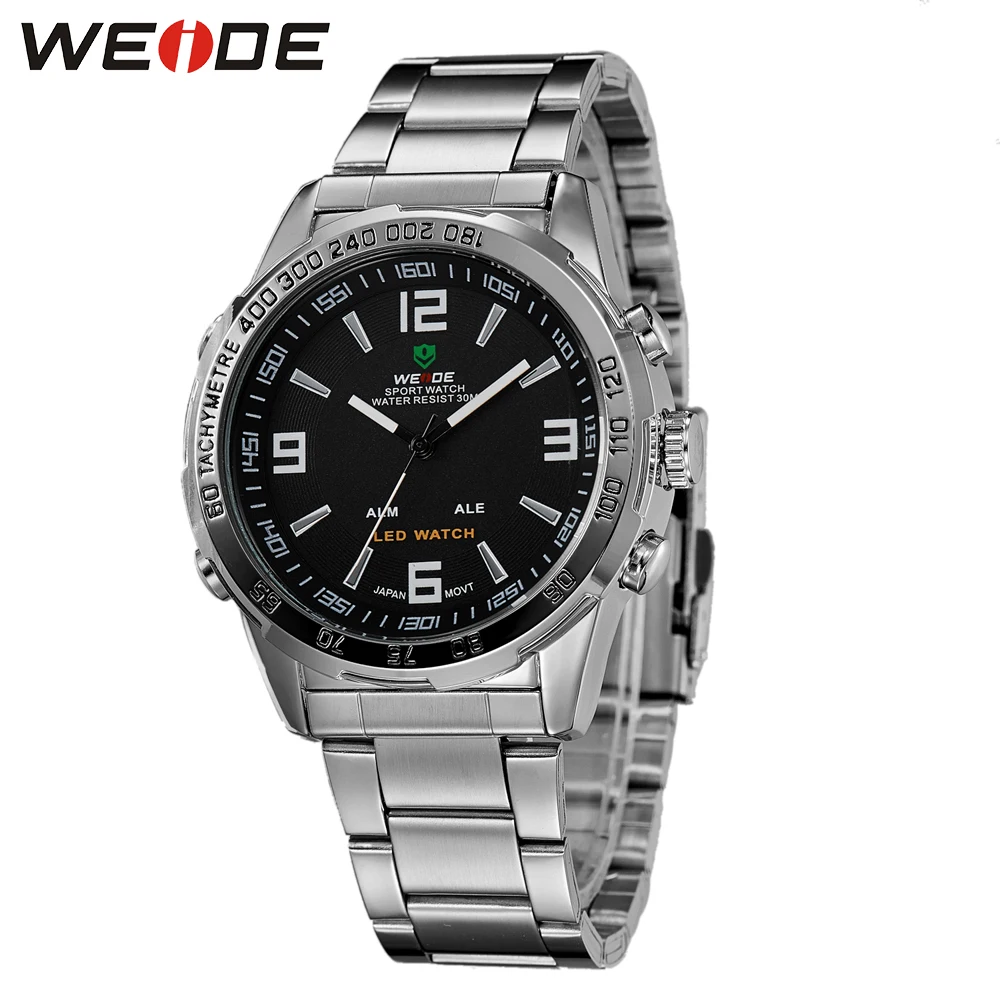 Лидер продаж WEIDE спортивные часы для мужчин LED disgital дисплей Janpan движение