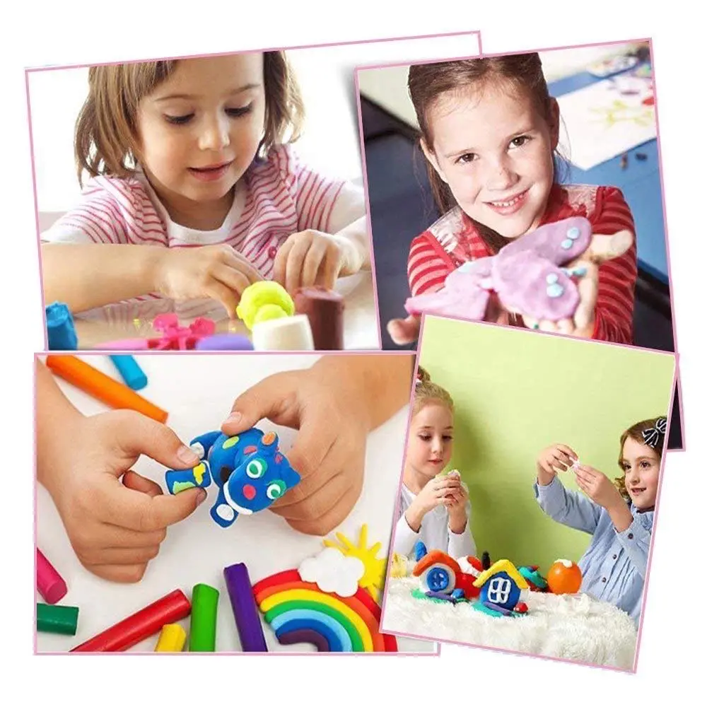 36 цветов/набор мягкая сухая на воздухе глина | Игрушки и хобби