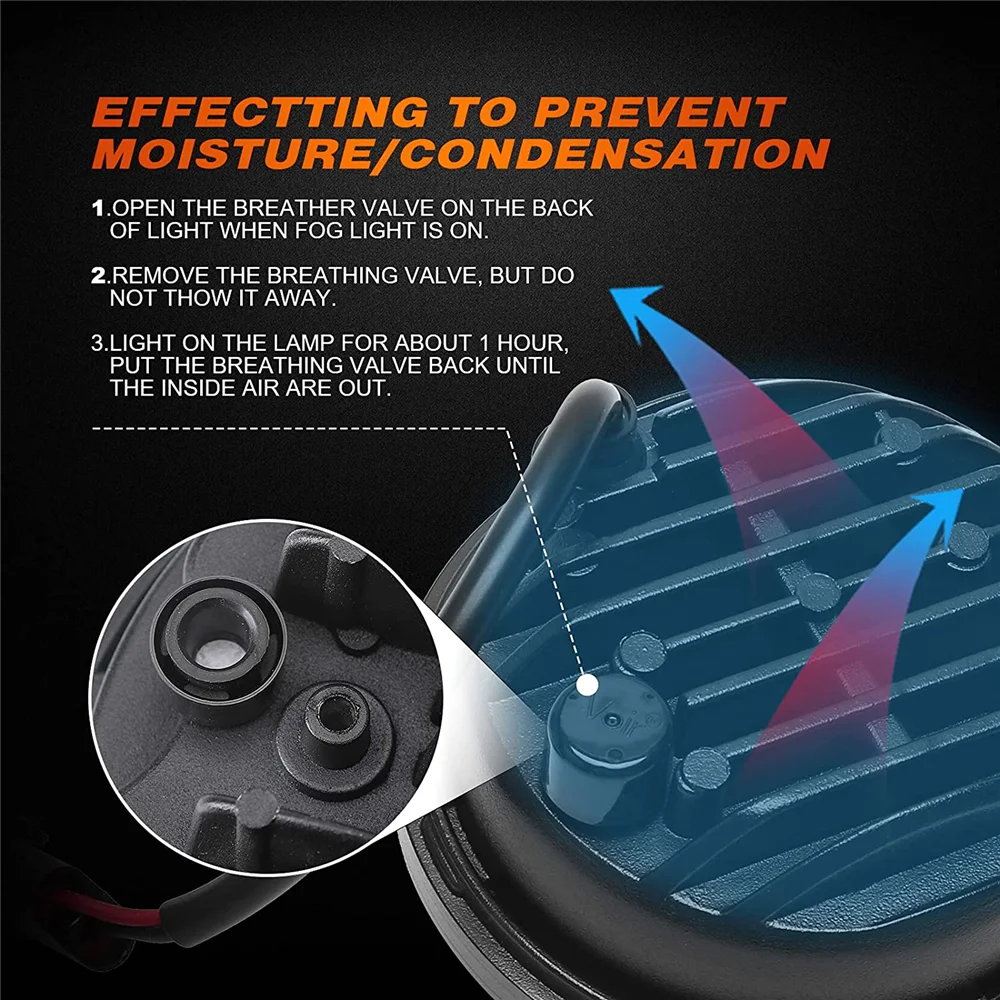 4 5 дюймов Харли светодиодная противотуманная фара мотоцикла Хром Черный