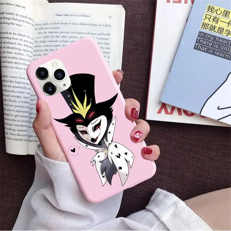 

Helluva Boss Phone Case Candy Color for iPhone 11 12 pro XS MAX 8 7 6 6S Plus X 5S SE 2020 XR