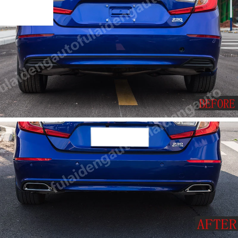 Для Honda Accord 10th выхлопная труба наконечник выхлопной трубы модифицированный upgrade kit автомобильный Стайлинг