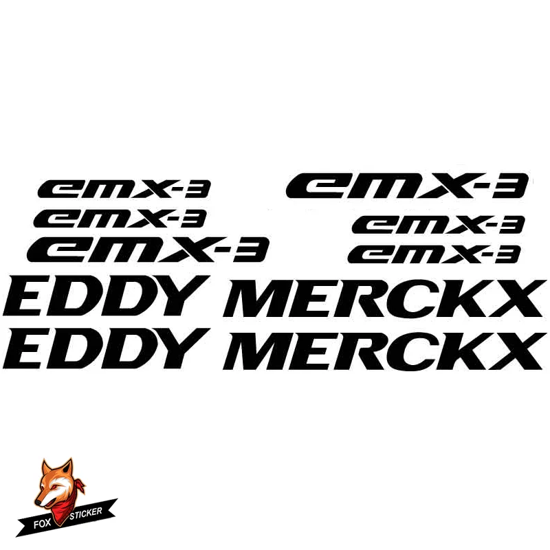 

Bicycle Frame Stickers Road Bike Mountain Bike MTB Track Bike TT Bike Cycle Decal Reflective Stickers for MERCKX EDDY Stickers