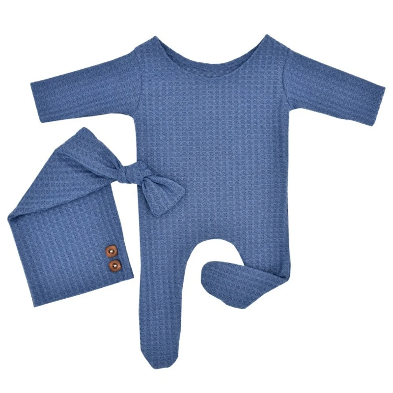 2 шт./компл. детская шапка комбинезон реквизит для фотосъемки новорожденных