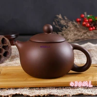 2020 yixing genuine zisha pot ball hole xi shi pot full handmade clay teapot zisha large capacity teapot household 430ml kettle