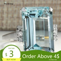 visisap sky blue super large geometric zircon rings for women 4 color crystal jewelry engagement wedding ring dropshipping b2593