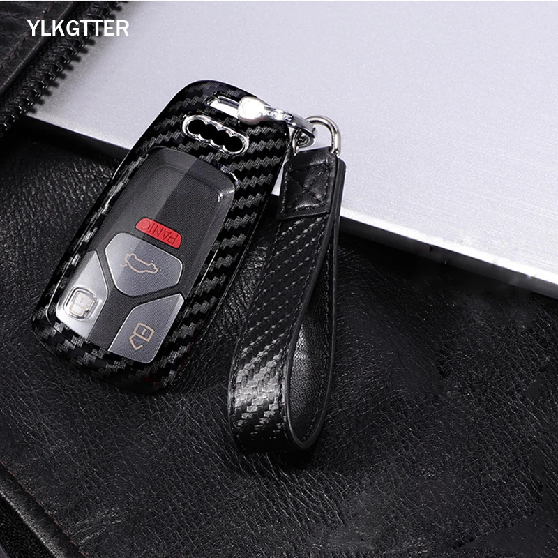 YLKGTTER высококачественный чехол для ключей автомобиля Подходит Audi 2018 Новинка A4L A5 A6