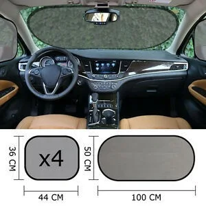 

Car side rear window screen shading net covering windshield sunshade