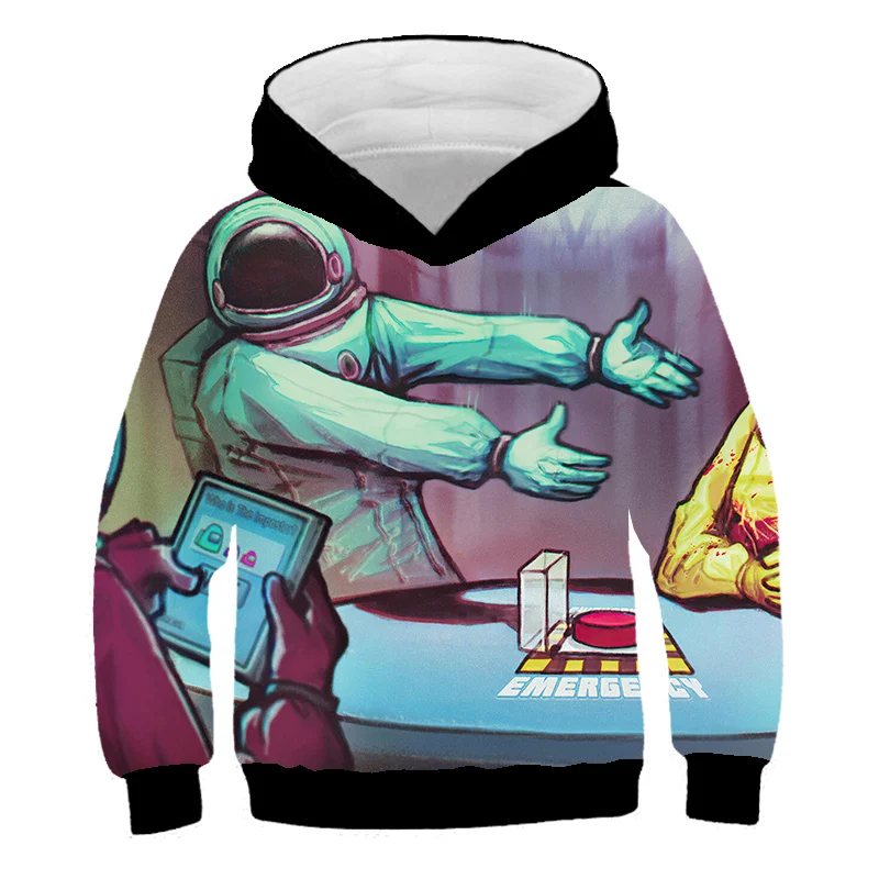 

Clothes Game Between Children Our 3D Printed Hoodies Childrens Cotton Casual Boy Girl Clothing Pullovers 5-14 Years Old