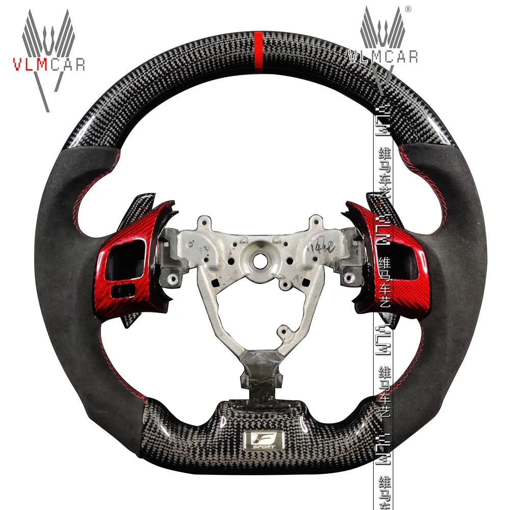 Руль VLMCAR из углеродного волокна для Lexus IS ISF 2006 2007 2008 2009 автомобильные аксессуары