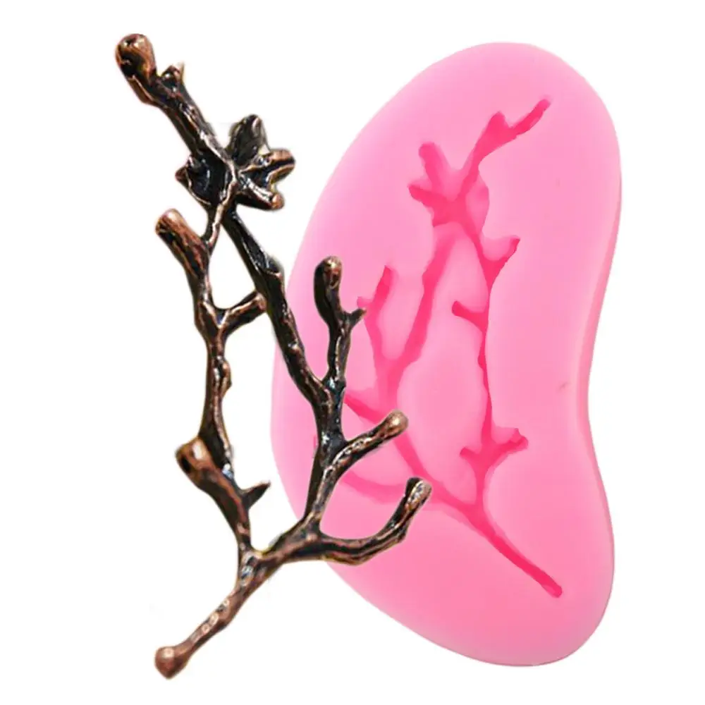 Силиконовая форма для украшения торта ветки дерева|Пресс глины| |