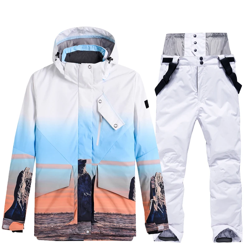 -30 теплый мужской или женский зимний костюм для льда водонепроницаемый Зимний