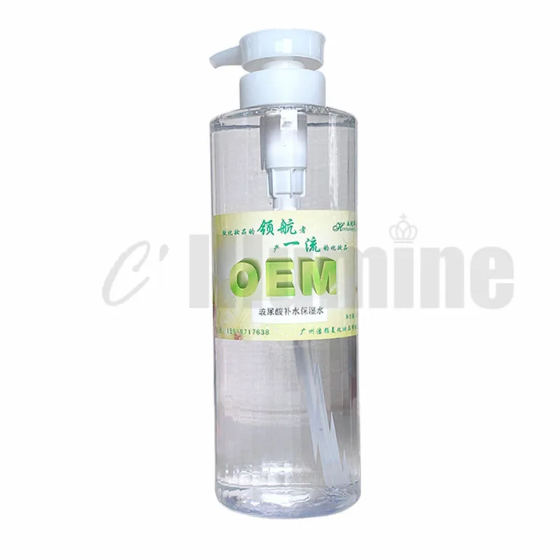 

Hyaluronic Acid Moisturizing Facial Toner Nourishes Shrinkage Pore Sprayer OEM 1000g