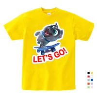 kids t shirt clothes summer 2021 summer cartoon tee tops for boy girls clothing children white funny t shirt fashion child baby