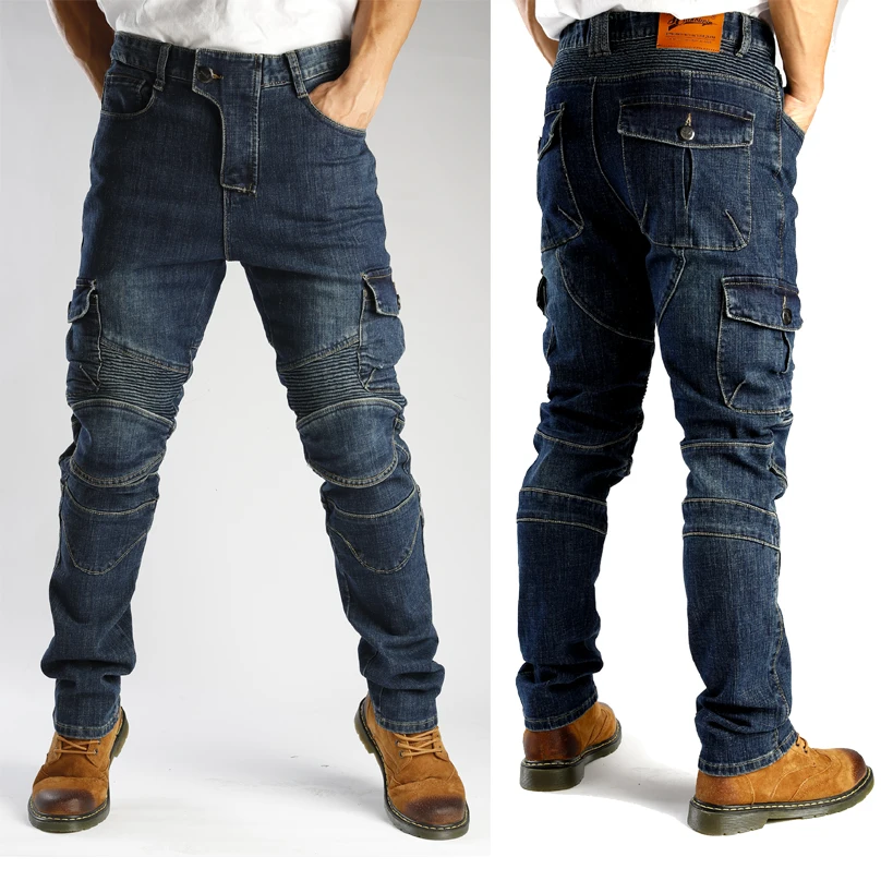 Мотоциклетные джинсы камуфляжные мужские брюки стандартная версия штаны для