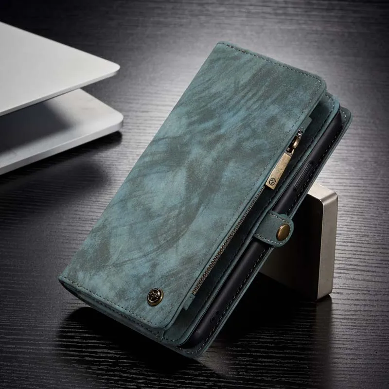 Для iPhone 11 6,1 дюймов Сумка для телефона CASEME из натуральной кожи многофункциональный кошелек на молнии чехол для iPhone 11 Pro Max 6,5 Fundas