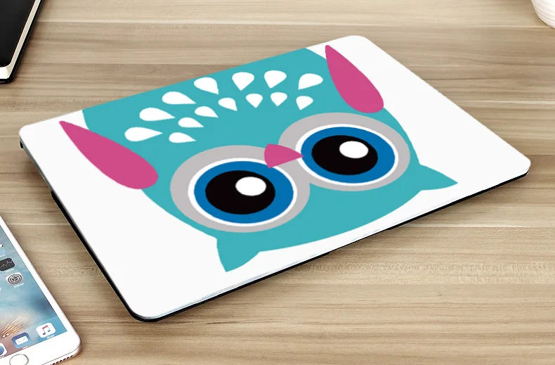 Защитный чехол для ноутбука HRH Panda Owl Жесткий Чехол Mac Pro Retina 13 12 Air 11 A2141 A2159 A1706 A1707 A2289
