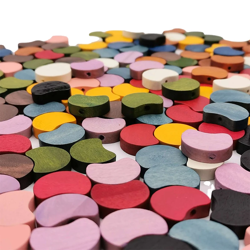 

Fkewyy Moon Shape Wood Beads For Jewelry Making Handmade Natural Wooden Accessories Diy Jewelry Findings Charms Wholesale Items