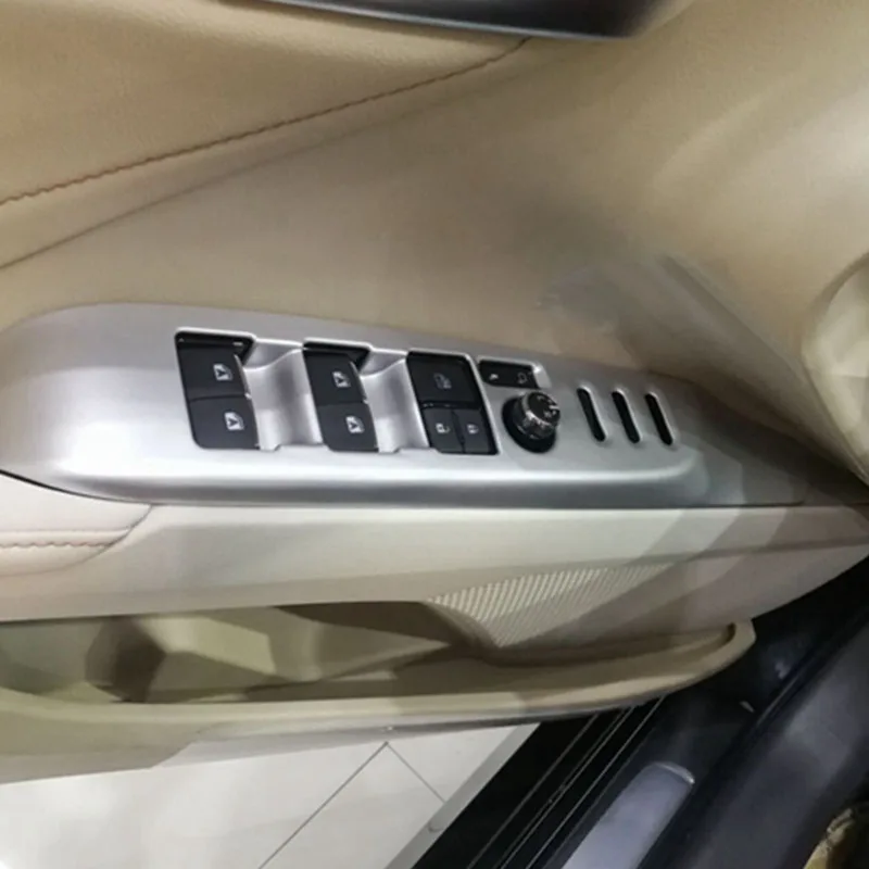 Хромированный подлокотник для двери и окон Защитная панель переключателя Toyota Camry