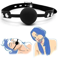 adult dildo g spot no vibrators slave harness silicone ball open mouth gag bdsm bondage fetish mouth restraint sex toy for woman