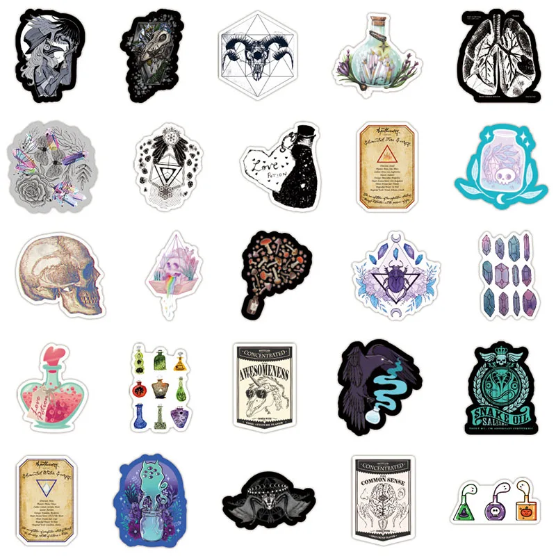 Pegatinas cl&aacute;sicas de dibujos animados para guitarra, bicicleta, motocicleta, monopat&iacute;n, Snowboard, ordenador port&aacute;til, equipaje, 10/30/50 Uds.-3