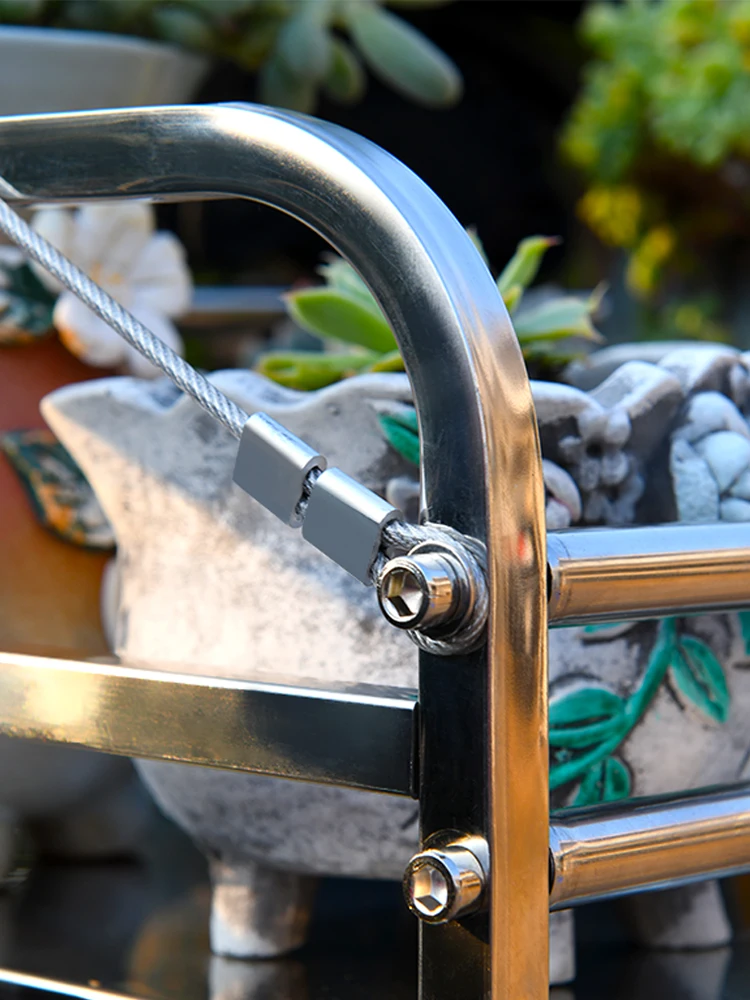 Полка для цветов из нержавеющей стали подвесная полка балкона горшков