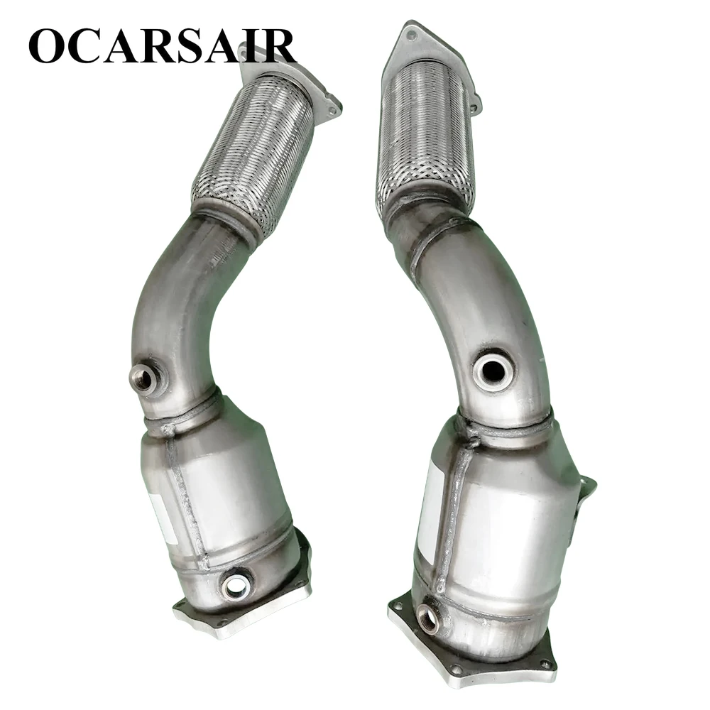 Передний каталитический Преобразователь Новый для Porsche Cayenne 4 5 T 2003-2006 Oem # 955113021BX