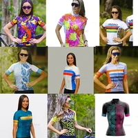 vezz0 womens fashion short sleeve jersey cycling clothing go pro team bicycle tops roupa de ciclismo mtb wear bib short pants