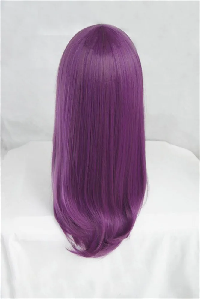 

Tokyo Ghoul Guru Rize Kamishiro Long Wavy Purple Heat Resistant Synthetic Hair Cosplay Wig + Wig Cap + Glasses